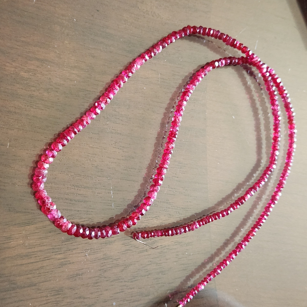 14k Ruby Necklace